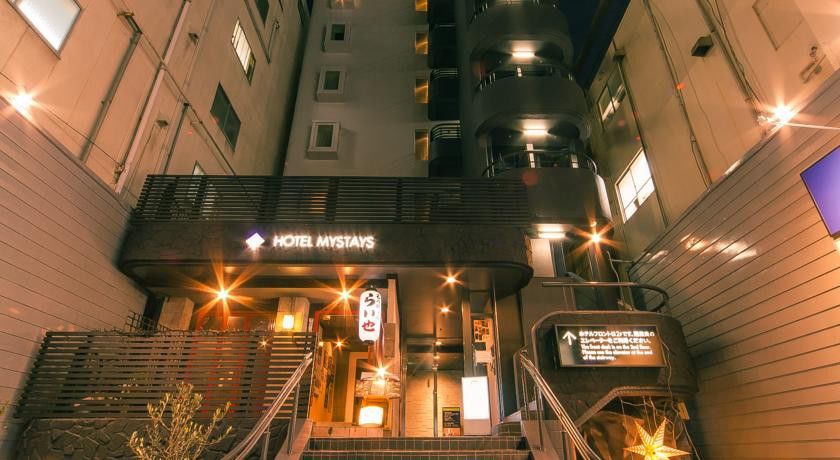 Hotel Mystays Shinsaibashi Osaka Exteriör bild