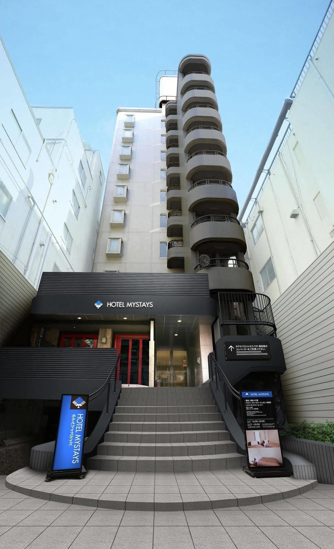 Hotel Mystays Shinsaibashi Osaka Exteriör bild