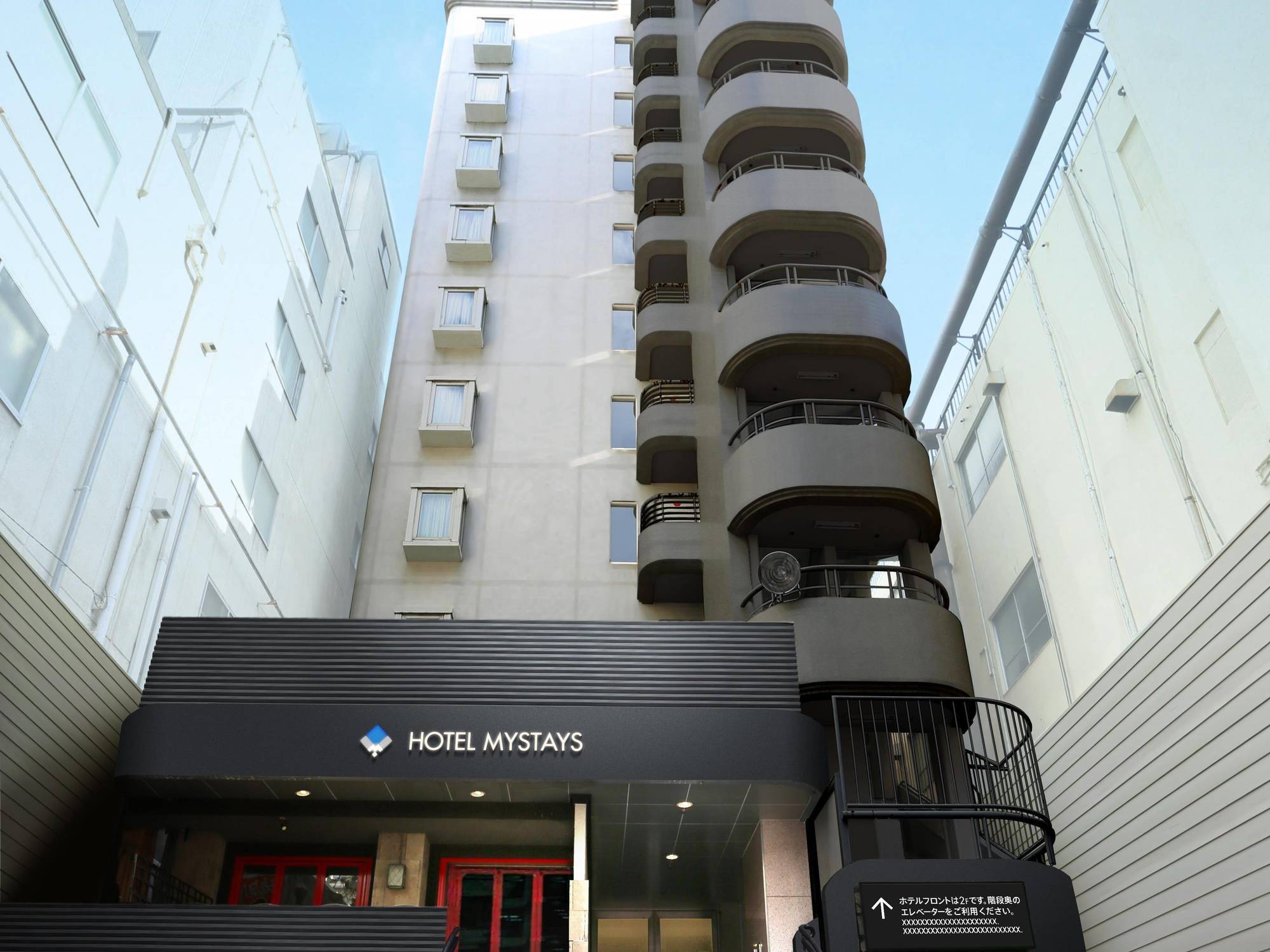 Hotel Mystays Shinsaibashi Osaka Exteriör bild